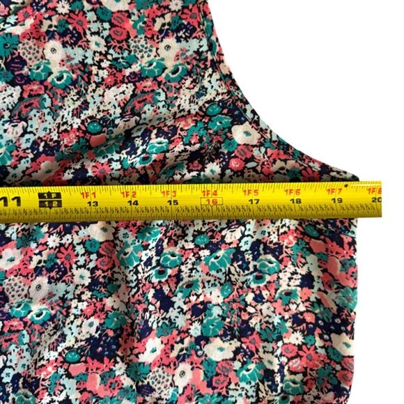 C Floral Sleeveless With Tiered Layered Hem Size L - Picture 11 of 11